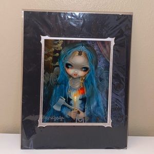 Jasmine Becket-Griffith The Bride Signed Matted Print Disney Parks Wonderground